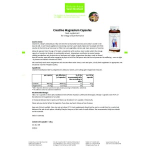 Creatine-Magnesium 200 капсули | Sanct Bernhard