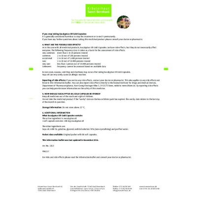 Eucalyptus Oil 100 мг 80 капсули | Sanct Bernhard Eucalyptus Oil 100 мг 80 капсули | Sanct Bernhard