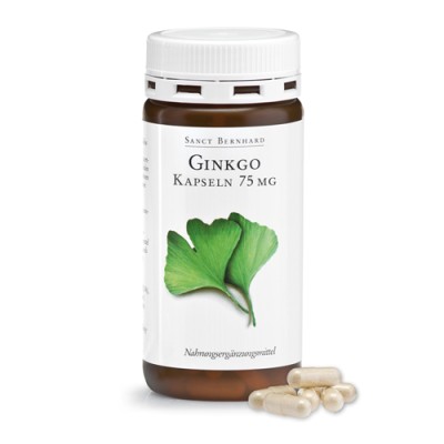 Ginkgo (Гинко Билоба) 75 мг 240 капсули | Sanct Bernhard Ginkgo (Гинко Билоба) 75 мг 240 капсули | Sanct BernhardУвеличава когнитивните функции
Има невропротективен ефект
Поддържа сексуалните функции
Подобрява паметта и концентрацията
Полож Ginkgo (Гинко Билоба) 75 мг 240 капсули | Sanct Bernhard Увеличава когнитивните функции Има невропротективен ефект Поддържа сексуалните функции Подобрява паметта и концентрацията Положително влияе върху Ginkgo (Гинко Билоба) 75 мг 240 капсули | Sanct Bern