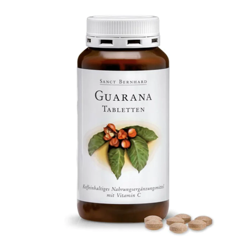 Guarana (Гуарана) 250 таблетки | Sanct Bernhard Guarana (Гуарана) 250 таблетки | Sanct BernhardМощна доза висококачествена гуарана под формата на таблетки
Силно концентриран природен източник на кофеин
Повишава нивата на енергия и помага да се Guarana (Гуарана) 250 таблетки | Sanct Bernhard Мощна доза висококачествена гуарана под формата на таблетки Силно концентриран природен източник на кофеин Повишава нивата на енергия и помага да се концентрира Guarana (Гуарана) 250 таблетки | Sanct Bernhar