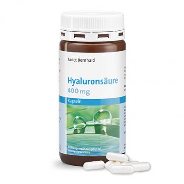 Hyaluronic Acid 400 мг 120 капсули | Sanct Bernhard Hyaluronic Acid 400 мг 120 капсули | Sanct BernhardПодхранва ставния хрущял
Стимулира синтеза на колаген
Подобрява външния вид на кожата
Помага при изсъхване и раздразнение на очите
Мощен Hyaluronic Acid 400 мг 120 капсули | Sanct Bernhard Подхранва ставния хрущял Стимулира синтеза на колаген Подобрява външния вид на кожата Помага при изсъхване и раздразнение на очите Мощен антиоксиданте Hyaluronic Acid 400 мг 120 капсули | Sanct Bernhard