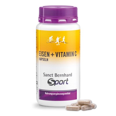 Iron + Vitamin C 180 капсули | Sanct Bernhard