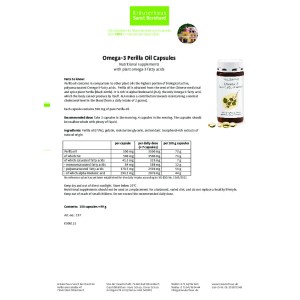 Omega 3 Perilla oil 150 капсули | Sanct Bernhard
