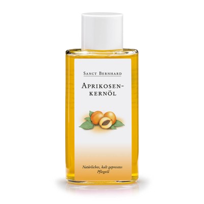 Масло от кайсиеви ядки 100 мл Sanct Bernhard 100% чисто масло от кайсиеви ядки 100% органичен продукт Маслото е с високо съдържание на ненаситени мастни киселини Укрепва бариерната функция на кож Масло от кайсиеви ядки 100 мл Sanct Bernhard 100% чисто мас