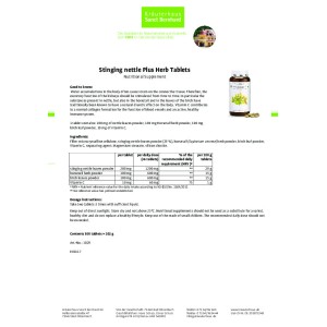 Stinging Nettle Plus 300 таблетки | Sanct Bernhard
