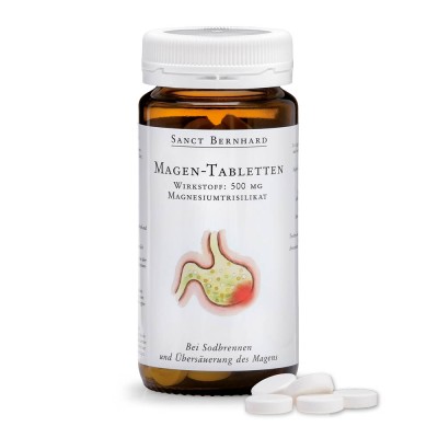 Stomach Tablets (Таблетки за стомах) 100 бр. | Sanct Bernhard Високо качество, гарантирана ефикасност Облекчават при газове и лошо храносмилане Неутрализира киселината в стомаха Облекчава подуван Stomach Tablets (Таблетки за стомах) 100 бр. | Sanct Bernha
