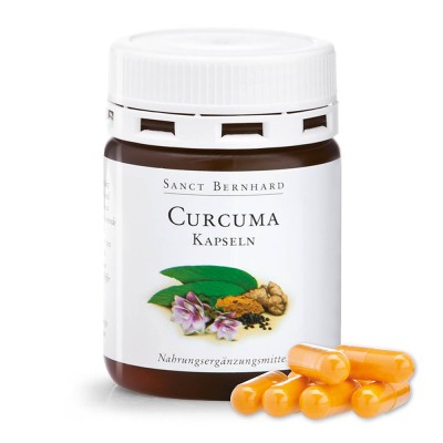 Turmeric (Куркума) 60 капсули | Sanct Bernhard Капсули с регулиращ ефект върху храносмилателната система Поддържа функциите на черния дроб и жлъчния мехур Попдомага производството на стомашни сокове С доба Turmeric (Куркума) 60 капсули | Sanct Bernhard Ка