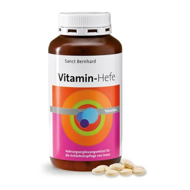 Vitamin Yeast (Бирена Мая) 500 таблетки | Sanct Bernhard Естествен доставчик на витамини от група В и минералите селен, цинк и хром Подсилва имунната система Засилва обмяната на веществата Осигурява тялото Vitamin Yeast (Бирена Мая) 500 таблетки | Sanct B
