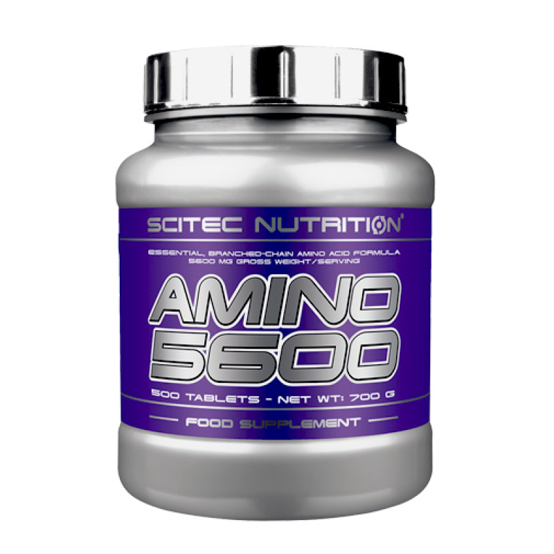 Scitec Nutrition Amino 5600 | 500 таблетки Amino 5600 ви дава формула с пълния спектър аминокиселини Произведени от изключително качествен суроватъчен протеин Дава максимален ефект за увеличаване и поддържане Scitec Nutrition Amino 5600 | 500 таблетки Ami