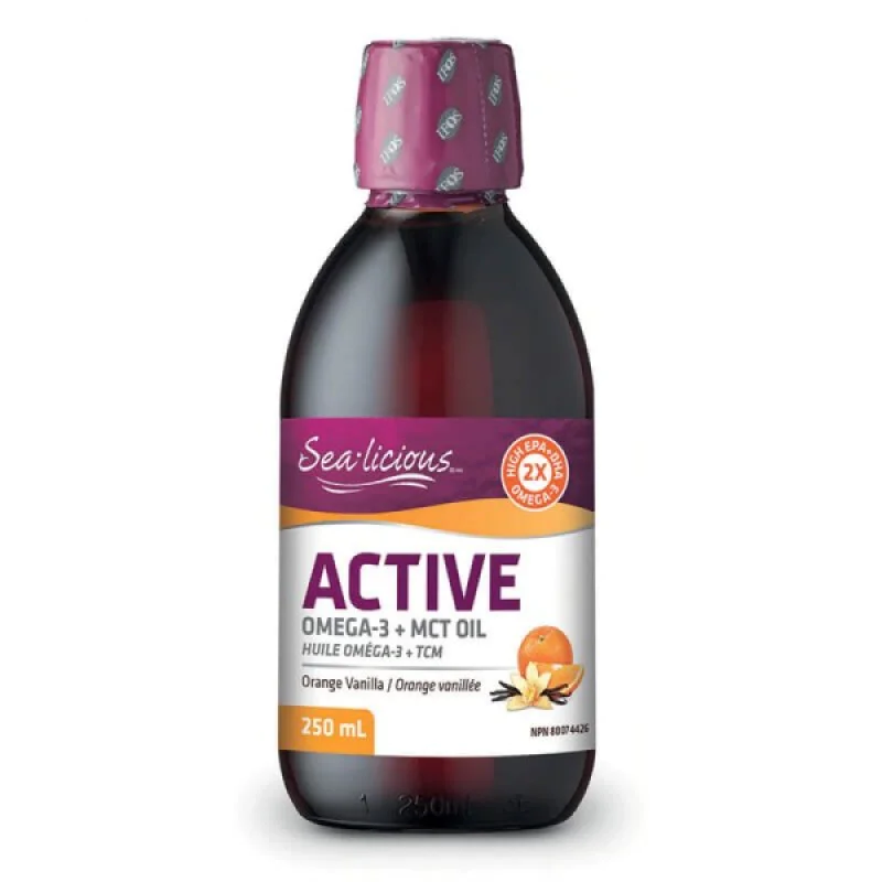 Active Omega-3 with Vitamin D3 & MCT Oil 250 мл | Sea-licious