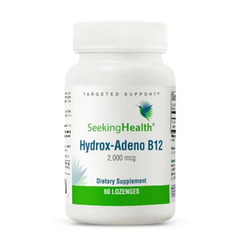 Hydrox-Adeno B12 2000 мкг 60 таблетки за смучене | Seeking Health