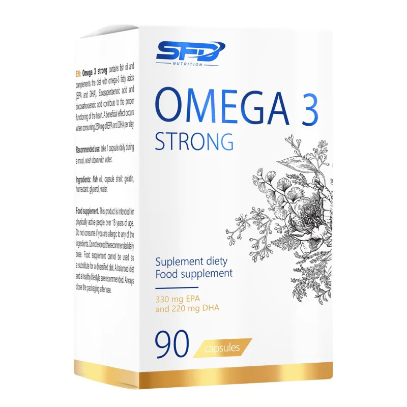 Omega 3 Strong 90 гел-капсули | SFD Nutrition Omega 3 Strong 90 гел-капсули | SFD Nutrition