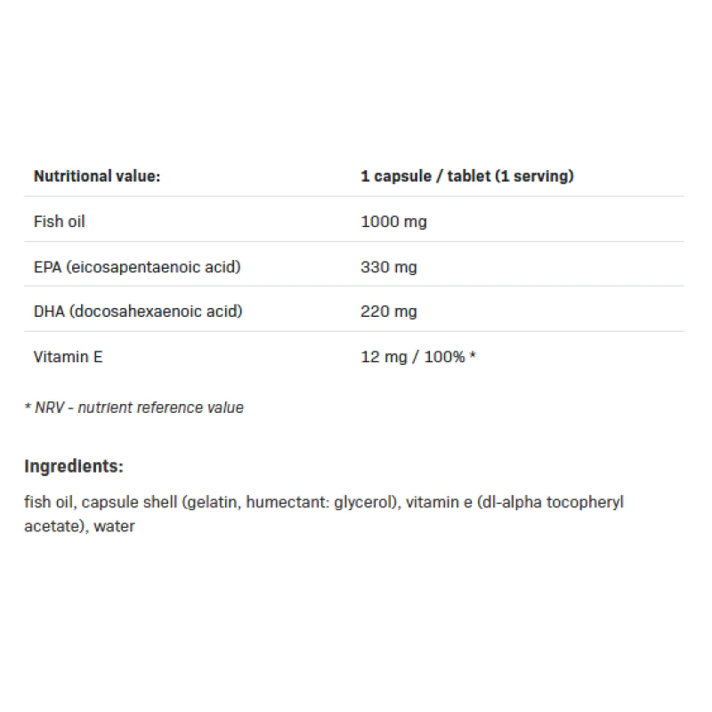Omega 3 Strong 90 гел-капсули | SFD Nutrition Omega 3 Strong 90 гел-капсули | SFD Nutrition