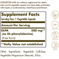 DLPA (DL-Phenylalanine) 500 мг 100 веге капсули | Solgar
