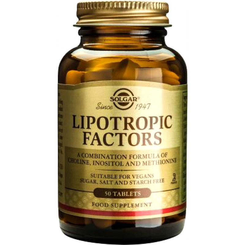 Lipotropic Factors 50 таблетки I Solgar