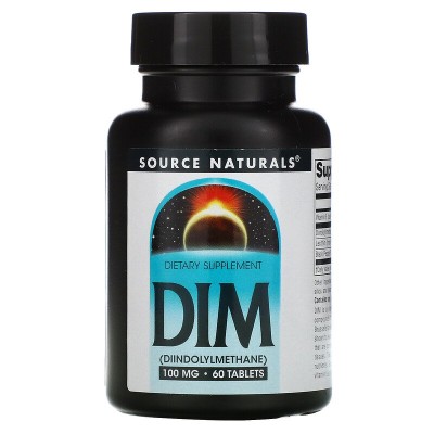 DIM Diindolylmethane 100 мг 60 таблетки | Source Naturals Подсилва имунната система Поддържа здравето на гърдите Облекчава симптомите при менструация DIM Diindolylmethane 100 мг 60 таблетки | Source N DIM Diindolylmethane 100 мг 60 таблетки | Source Natur