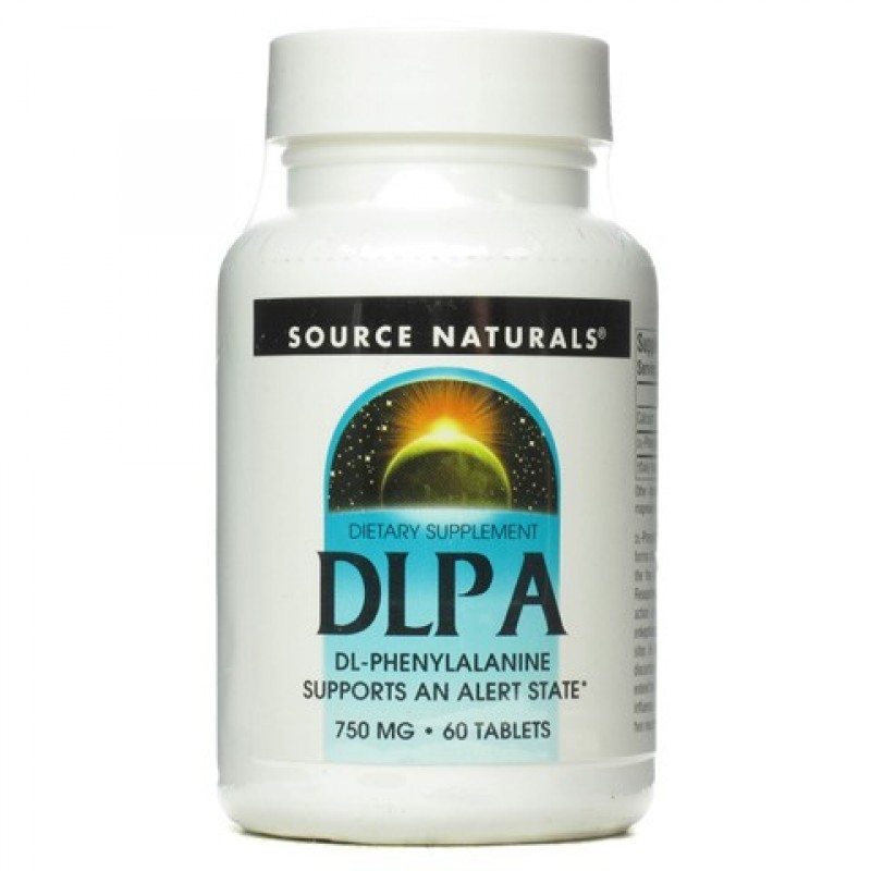 DLPA 750 мг 60 таблетки | Source Naturals