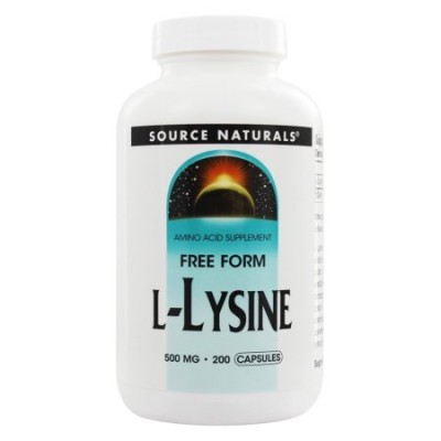 L-Lysine 500 mg 200 Capsules I Source Naturals Подобрява здравето на тъканите, съдовете, костите, ставите Поддържа сърцето и съдовете здрави Елиминира рисковете от развитие на атеросклероза Помага за увели L-Lysine 500 mg 200 Capsules I Source Naturals По