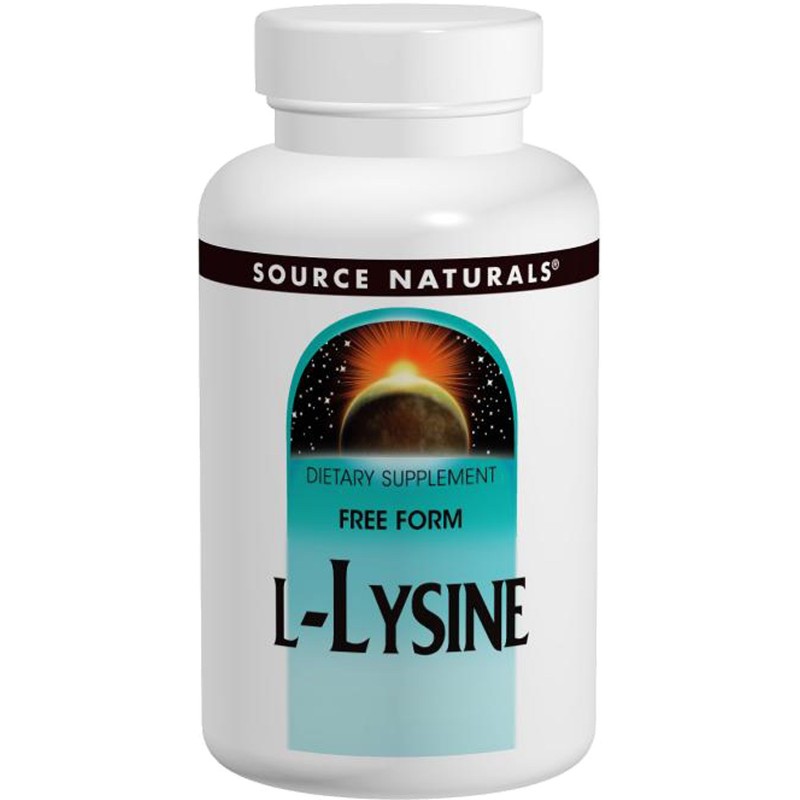 L-Lysine 1,000 mg 100 Tablets Source Naturals