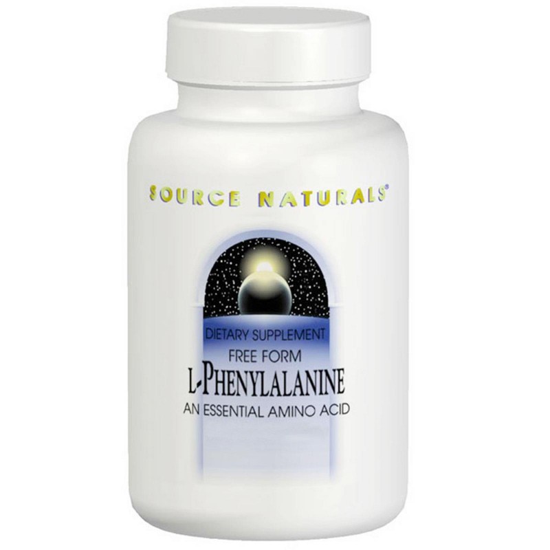 L- Фенилаланин 500 мг 100 таблетки | Source Naturals