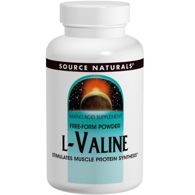 L-Valine (Валин) на прах 100 гр | Source Naturals За по-бързо възстановяване след тренировка За по-голяма мускулна сила и издръжливост Стимулира синтеза на протеин в мускулната тъкан Основен двигател L-Valine (Валин) на прах 100 гр | Source Naturals За по