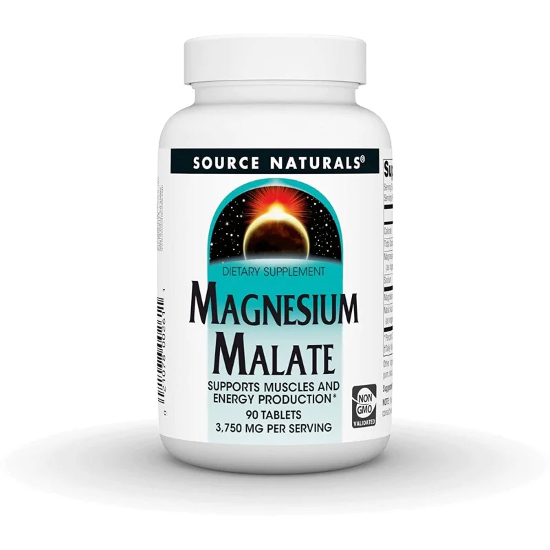 Magnesium Malate 90 таблетки | Source Naturals Magnesium Malate 90 Tablets | Source NaturalsПомага за отпускане на мускулатурата и премахва умората
Против спазми и за регулиране на баланса в костите
Поддържа мускулното здраве и доброто състояни [Magnesium Malate 90 Tablets | Source Naturals Помага за отпускане на мускулатурата и премахва умората Против спазми и за регулиране на баланса в костите Поддържа мускулното здраве и доброто състояние на зъбит