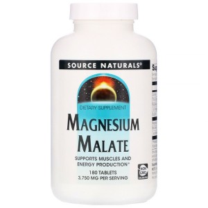 Magnesium Malate 180 таблетки | Source Naturals Magnesium Malate 180 таблетки | Source Naturals
