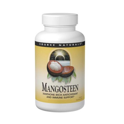 Мангостин 187 мг 60 таблетки Source Naturals Повишава енергията  Подсилва имунната система Действа благотворно върху дихателната система Укрепва стомашния тракт Понижава холестерола Помага при в Мангостин 187 мг 60 таблетки Source Naturals Повишава енерги