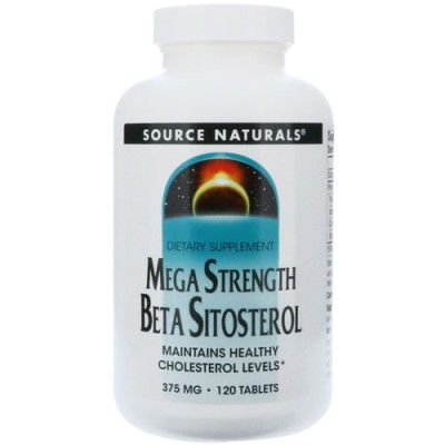 Mega Strength Beta Sitosterol 375 mg 120 Tablets | Source Naturals Mega Strength Beta Sitosterol 375 mg 120 Tablets | Source NaturalsВисококачествен комплекс от растителни стероли
Намалява риска от развитие на сърдечни заболявания
Насърчава пра Mega Strength Beta Sitosterol 375 mg 120 Tablets | Source Naturals Висококачествен комплекс от растителни стероли Намалява риска от развитие на сърдечни заболявания Насърчава правилното състояние на кръвоносн Mega Strength Beta Sitosterol 375 mg 120 Table