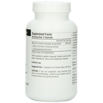 Meriva Turmeric Complex 500 mg 30 Capsules I Source Naturals Превъзходен имуностимулатор Подобрява обменните процеси Намалява съдържанието на захарта и холестерола в плазмата на кръвта Има антиоксидантна а Meriva Turmeric Complex 500 mg 30 Capsules I Sour