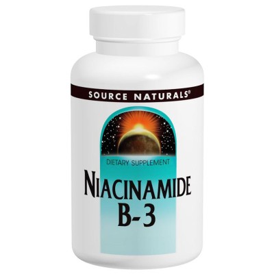 Ниацинамид B-3 100 мг 250 таблетки | Source Naturals За повече сила и издръжливост Подпомага мозъчната функция Поддържа здравето на сърцето Увеличава производството на инсулин Грижи се за здравето на ст Ниацинамид B-3 100 мг 250 таблетки | Source Naturals