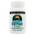 S.O.D. Powder 250 мг 60 таблетки | Source Naturals