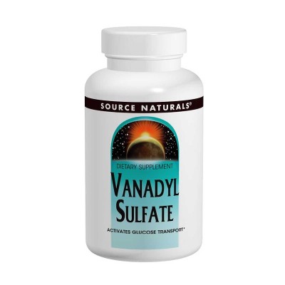 Vanadyl Sulfate 10 мг 100 таблетки I Source Naturals Нормализира нивото на захар в кръвта Спомага за бързо възстановяване Подходящ за натрупване на мускулна маса Спомага обмяната на веществата Важен Vanadyl Sulfate 10 мг 100 таблетки I Source Naturals Нор
