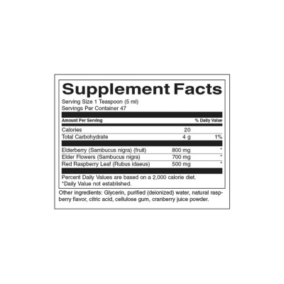 100% Natural Elderberry Extract Сироп 237 мл | Swanson