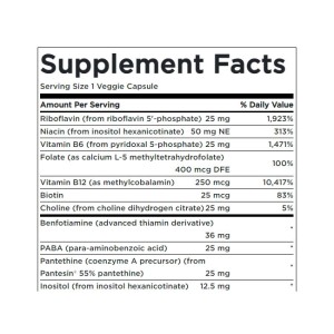 Activated B-Complex High Bioavailability 60 веге капсули | Swanson