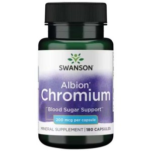 Albion Chromium 200 мкг 180 капсули | Swanson Albion Chromium 200 мкг 180 капсули | Swanson