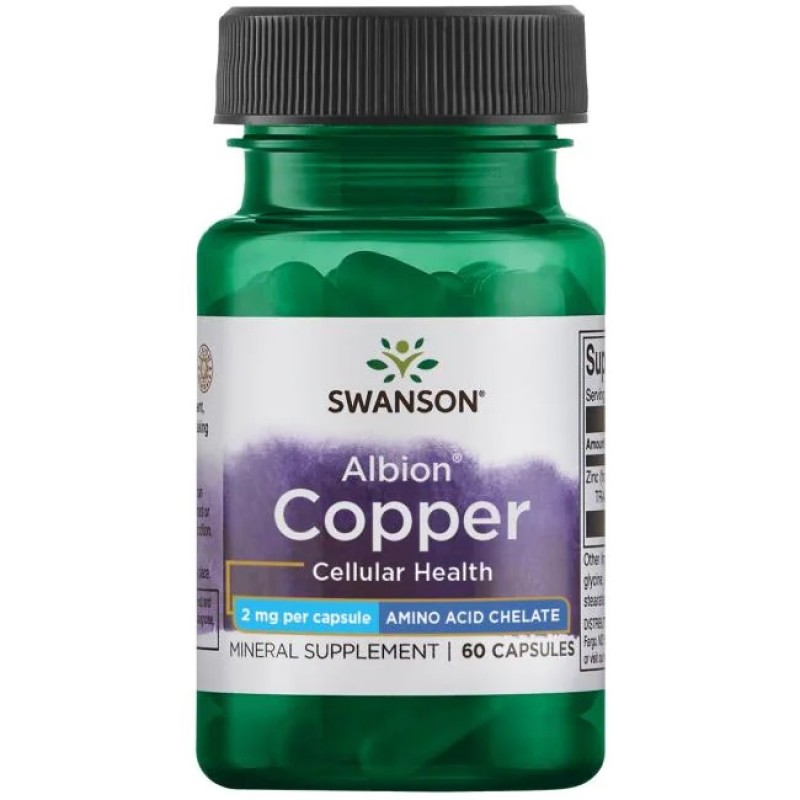 Albion Copper 2 мг 60 капсули | Swanson