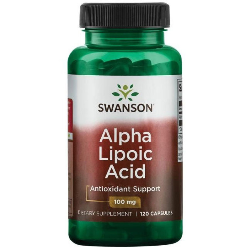 Alpha Lipoic Acid 100 мг 120 капсули | Swanson