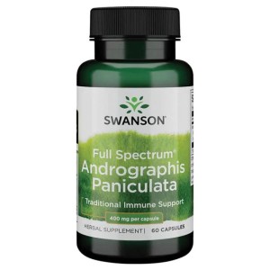 Andrographis Paniculata 400 мг 60 капсули | Swanson Andrographis Paniculata 400 мг 60 капсули | Swanson