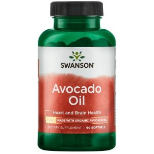 Avocado oil 1000 мг 60 гел-капсули | Swanson Avocado oil 1000 мг 60 гел-капсули | Swanson