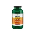 Vitamin B-125 Complex 250 таблетки | Swanson За поддържане оптималната дейност на нервната система Възпрепятства изтощението на организма Подпомага дейността на човешкия мозък Има антиоксидантно Vitamin B-125 Complex 250 таблетки | Swanson За поддържане о