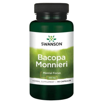 Bacopa Monnieri 250 мг 90 капсули | Swanson Bacopa Monnieri 250 мг 90 капсули | Swanson