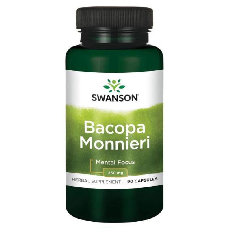 Bacopa Monnieri 250 мг 90 капсули | Swanson