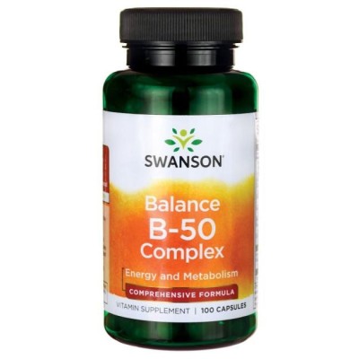 Balance B-50 Complex 100 Капсули | Swanson Balance B-50 Complex 100/250 Капсули | SwansonЖизненоважно за енергийния метаболизъм
Насърчава нервната система, имунното и сърдечно-съдовото здраве
Поддържа производството на невротрансмитери за полож Balance B-50 Complex 100/250 Капсули | Swanson Жизненоважно за енергийния метаболизъм Насърчава нервната система, имунното и сърдечно-съдовото здраве Поддържа производството на невротрансмитери за положително Balance B-50 Complex 100/250 Капсули | Swanson