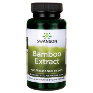 Bamboo Extract 60 вегетариански капсули | Swanson Bamboo Extract 60 вегетариански капсули | Swanson