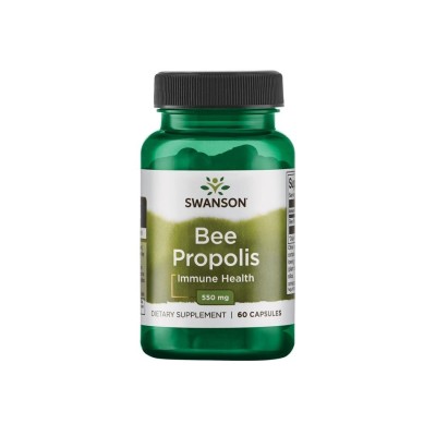 Bee Propolis 550 мг 60 капсули | Swanson За подсилване на имунните защити Срещу различни инфекциозни състояния Поддържа организма здрав Помага в борбата срещу автоимунни заболявания като рак Пчелен Проп Bee Propolis 550 мг 60 капсули | Swanson За подсилва