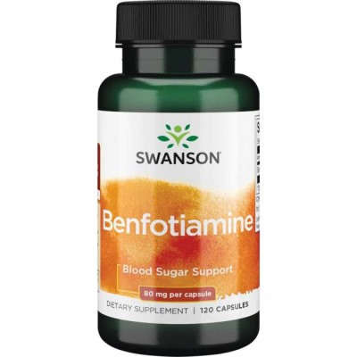 Benfotiamine 80 мг 120 Капсули | Swanson