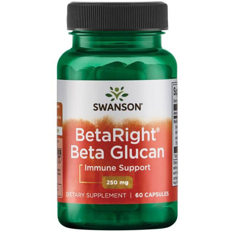 Beta Glucan 250 мг 60 капсули | Swanson