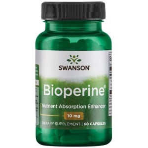 Bioperine 10 мг 60 капсули | Swanson Bioperine 10 мг 60 капсули | Swanson