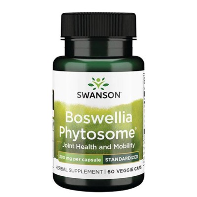 [Boswellia Phytosome 300 мг 60 веге капсули | Swanson Ефективен срещу възпалителни процеси в организма и проблеми със ставите Облекчава болката в ставите За повече гъвкавост и лекота при движение Стандартиз